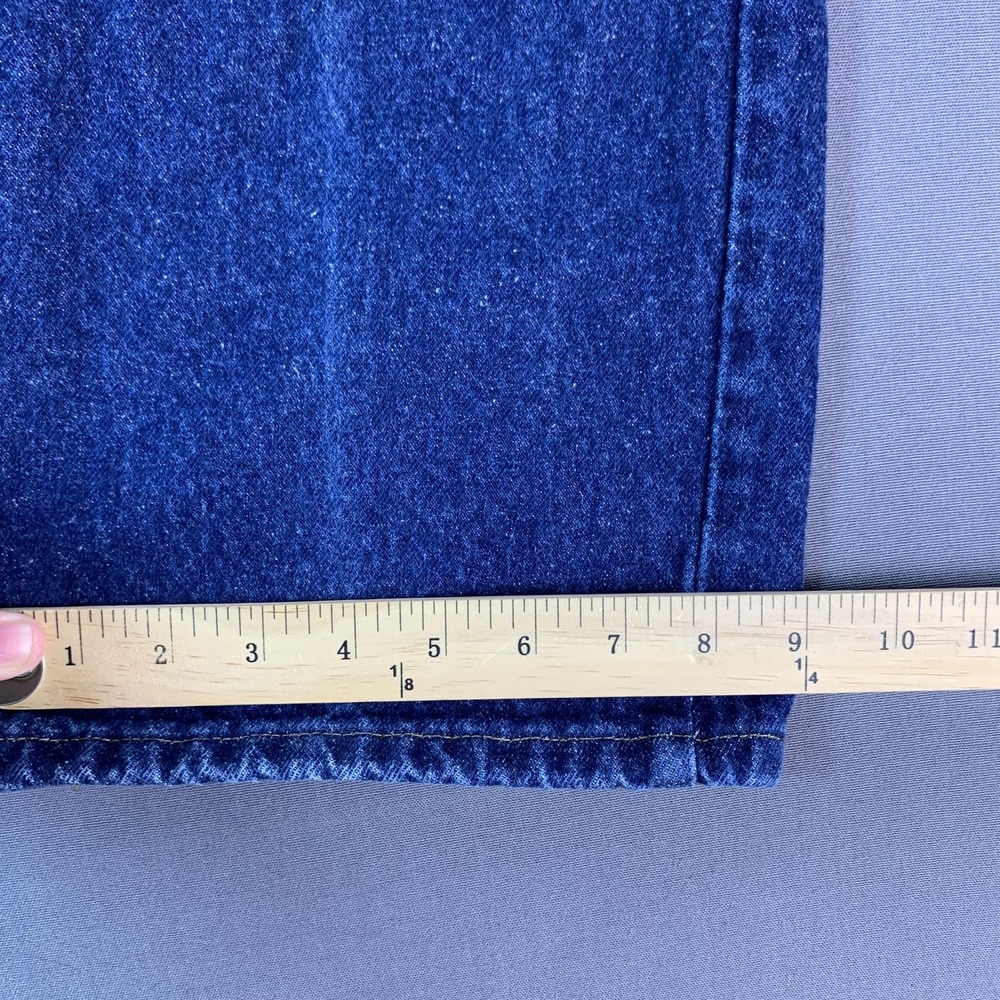 Vintage Lee Jeans Mens 38 (Fits 36x30) Blue Denim Straight Leg USA Workwear 90s - Picture 15 of 16